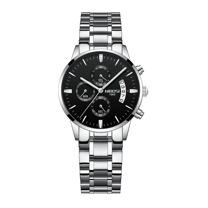 Nibosi relógio de quartzo feminino relógios senhoras aço inoxidável pulseira relógios feminino relogio feminino montre femme